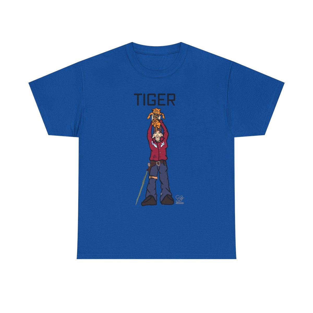 Tiger King Urban Toon Designer Edition Unisex Heavy Cotton Tee BY GT ARTLAND