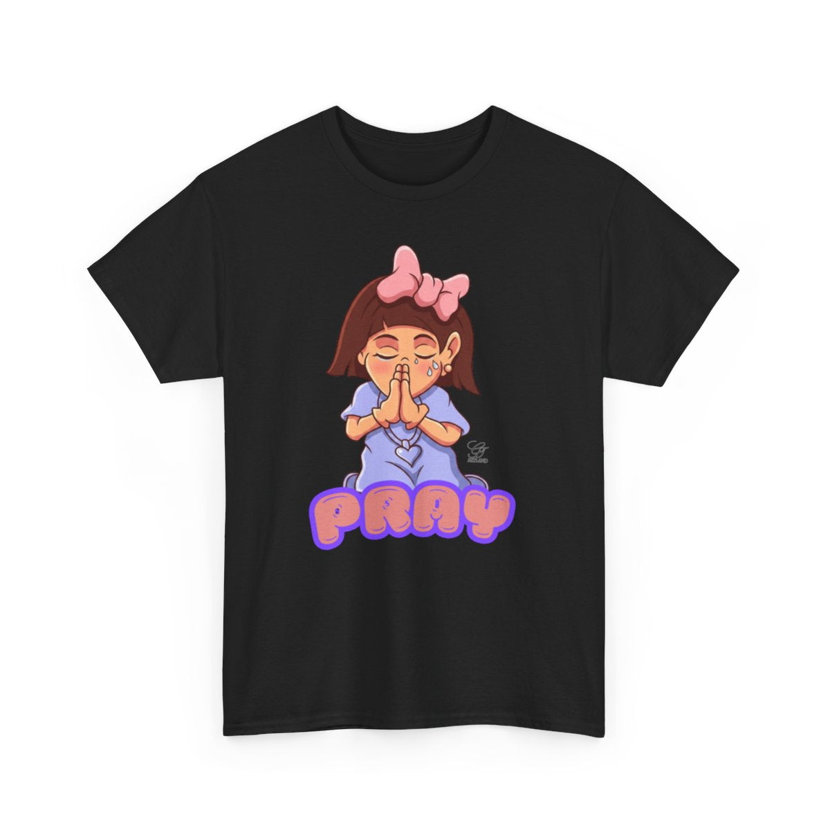 Pray Original Designer Unisex Heavy Cotton Tee by GT Artland