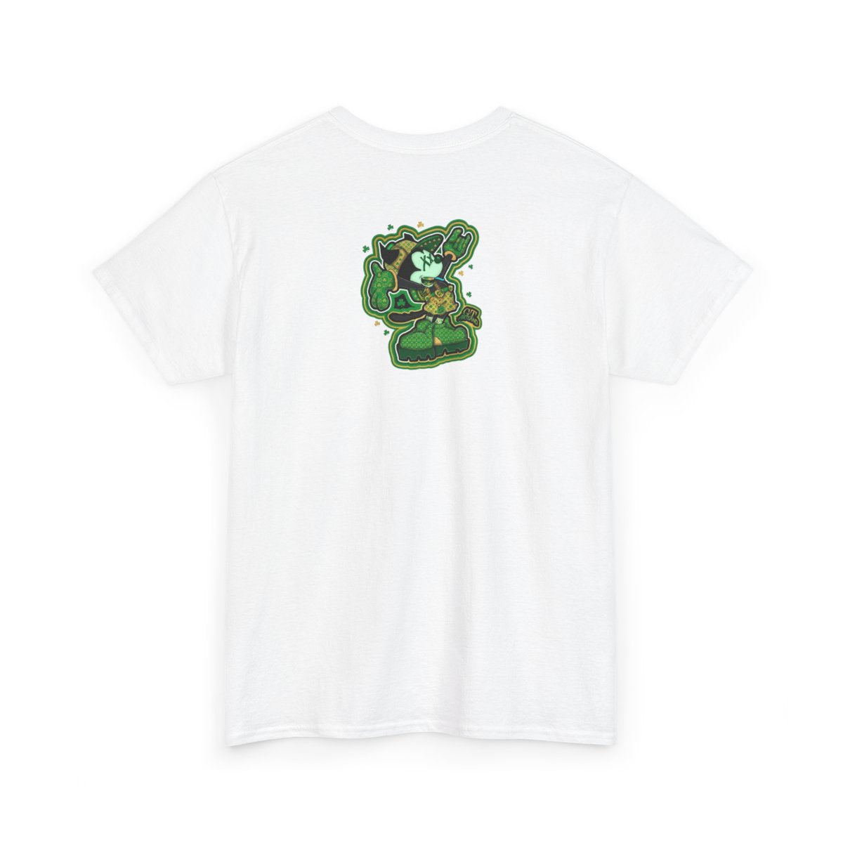 Lucky Charm Urban Irish Urban Mickey Designer Unisex Heavy Cotton Tee by GT Artland
