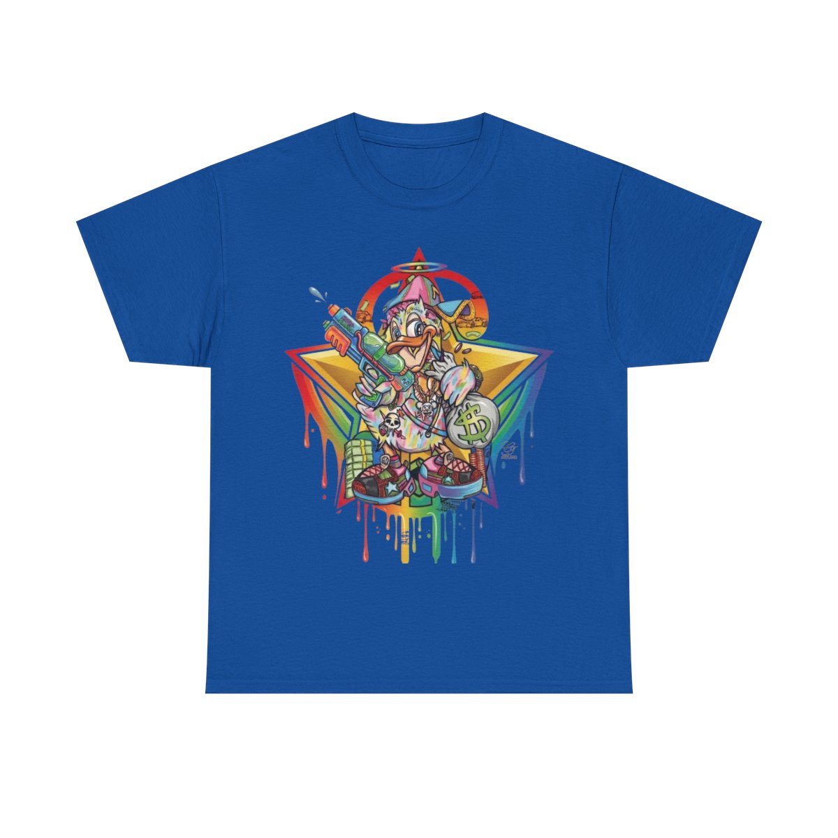 Urban Duck Super Swag Designer Unisex Heavy Cotton Tee by GT Artland