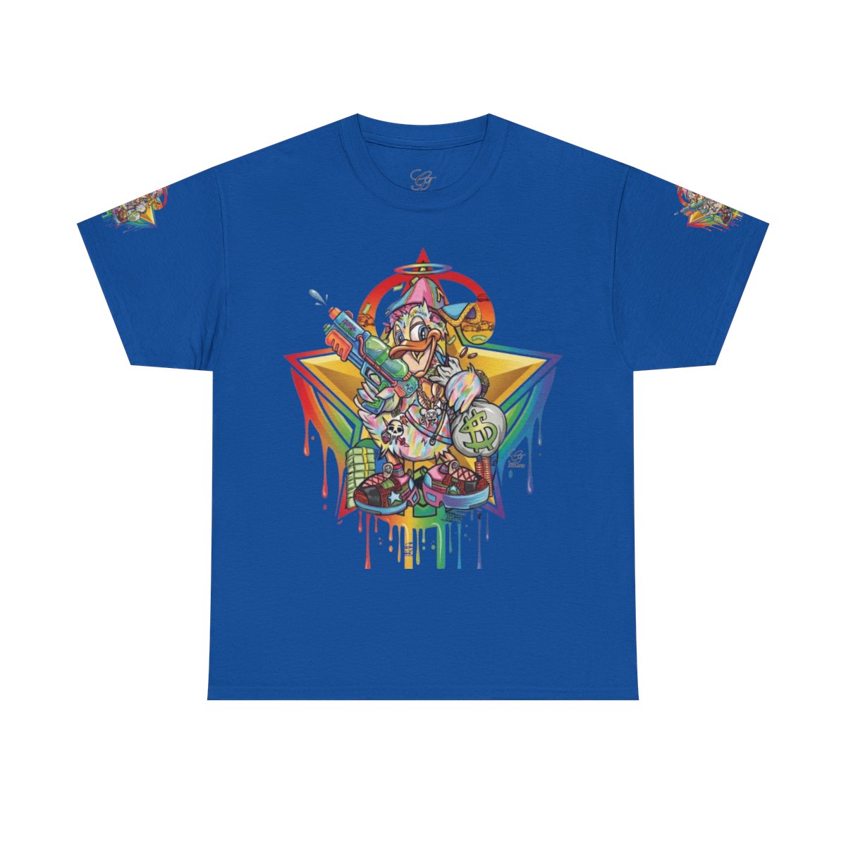 Urban Duck Super Swag Elite Designer Unisex Heavy Cotton Tee by GT Artland