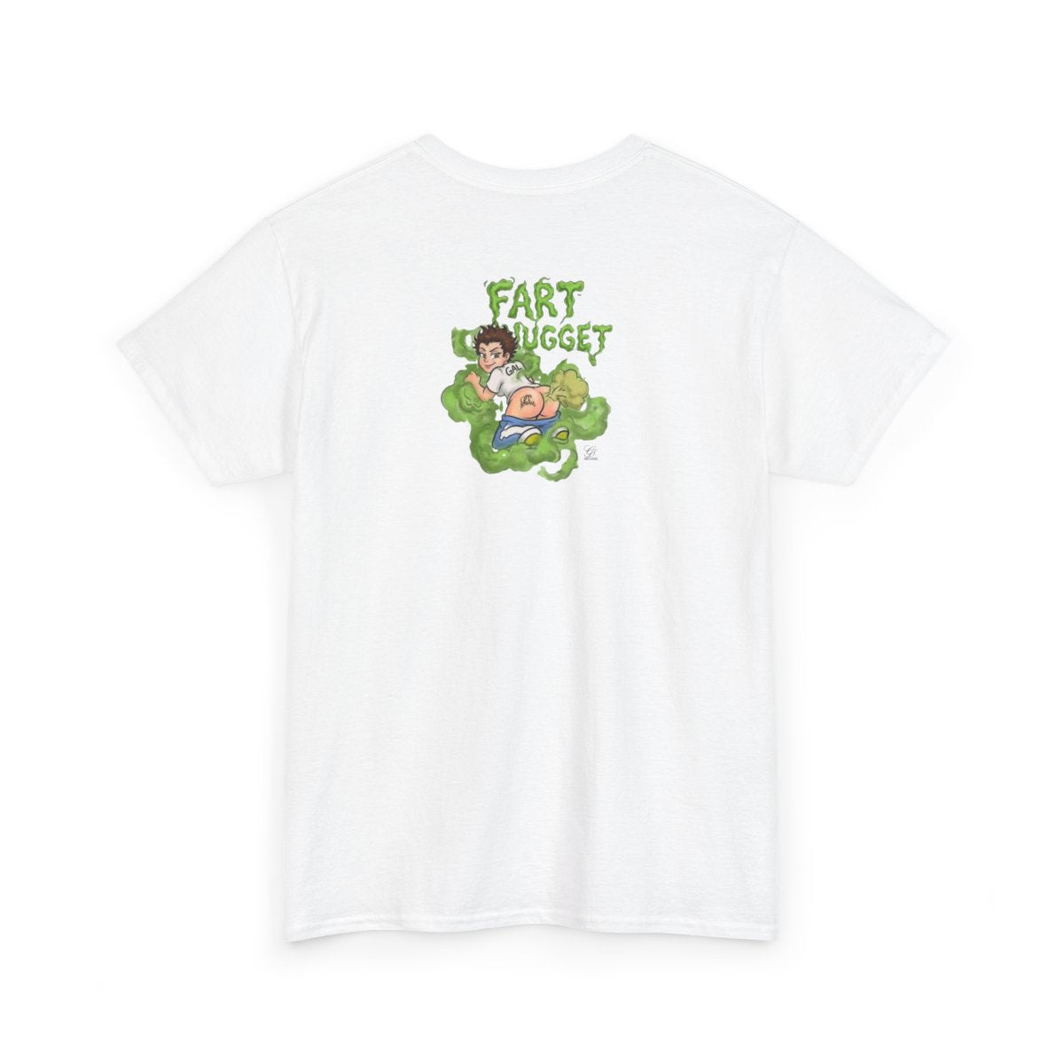Fart Nugget Girl Unisex Heavy Cotton Tee by GT Artland