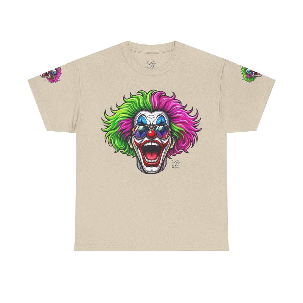 GT Soldier Clown Rapper Elite Designer Unisex Heavy Cotton Tee by GT Artland