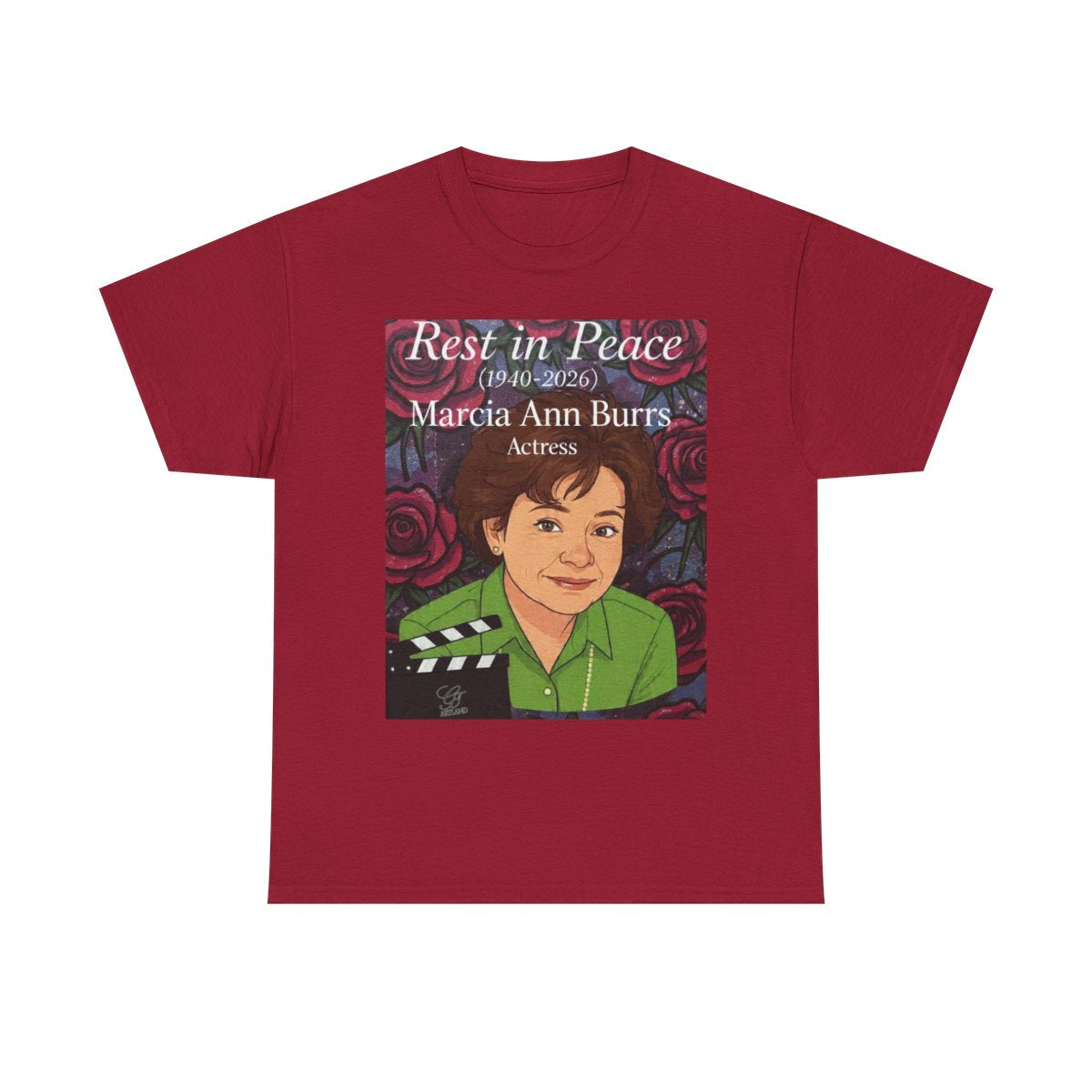 Marcia Ann Burrs Memerial Actress Legend Unisex Heavy Cotton Tee BY GT ARTLAND