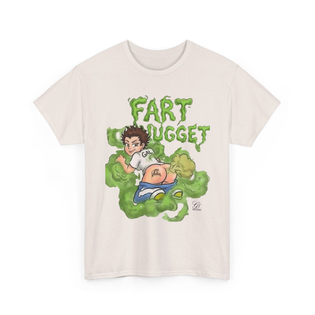Fart Nugget Girl Unisex Heavy Cotton Tee by GT Artland