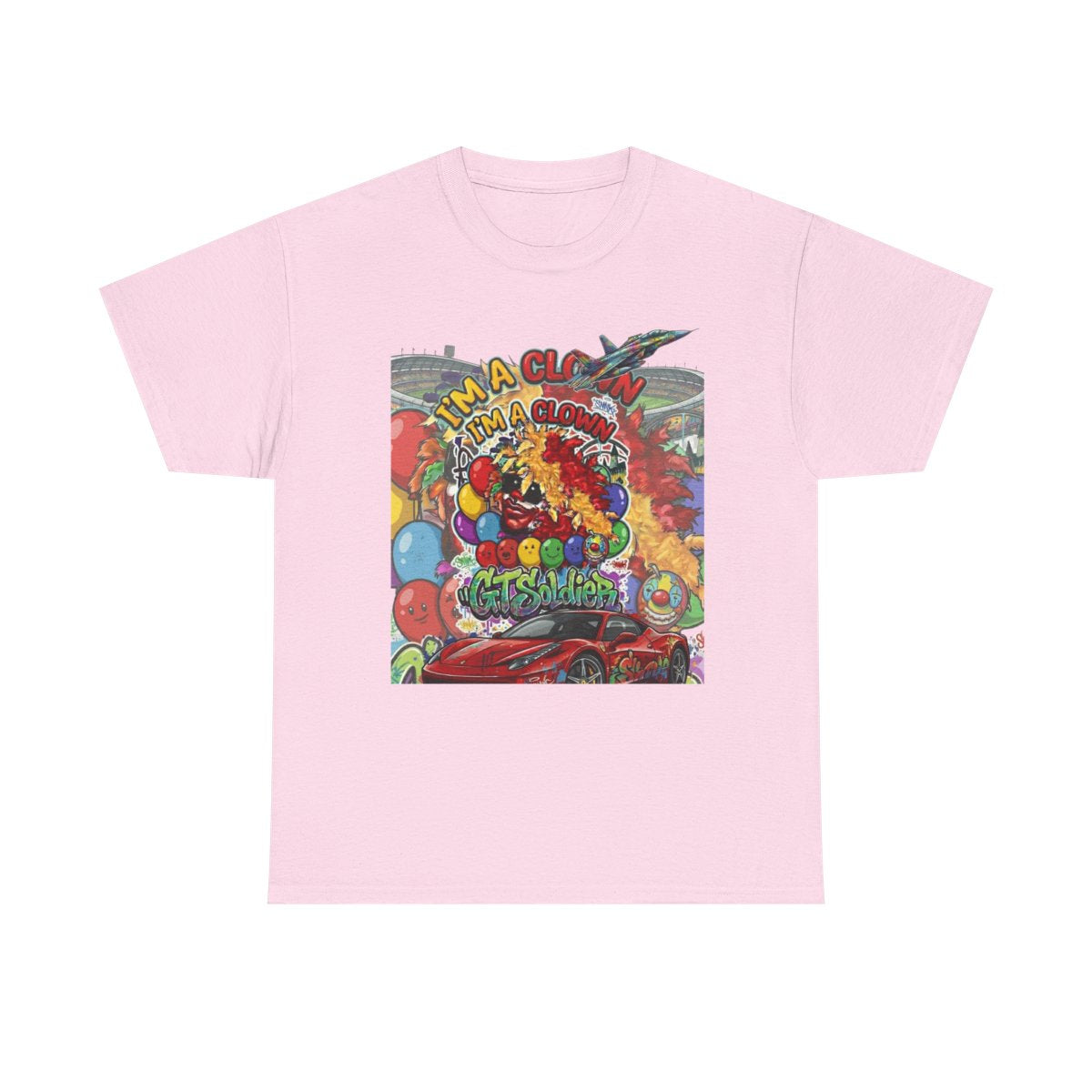 GT Soldier "Im a Clown" Unisex Heavy Cotton Tee by GT Artland