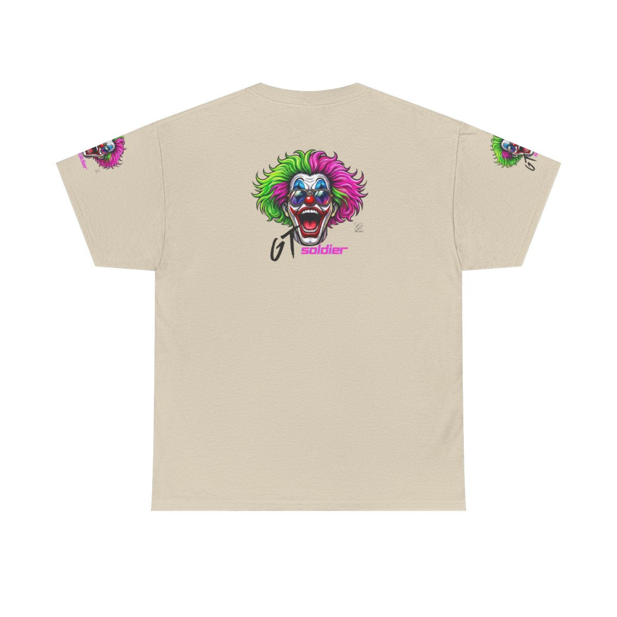 GT Soldier Clown Rapper Fan Gear Elite Designer Unisex Heavy Cotton Tee by GT Artland