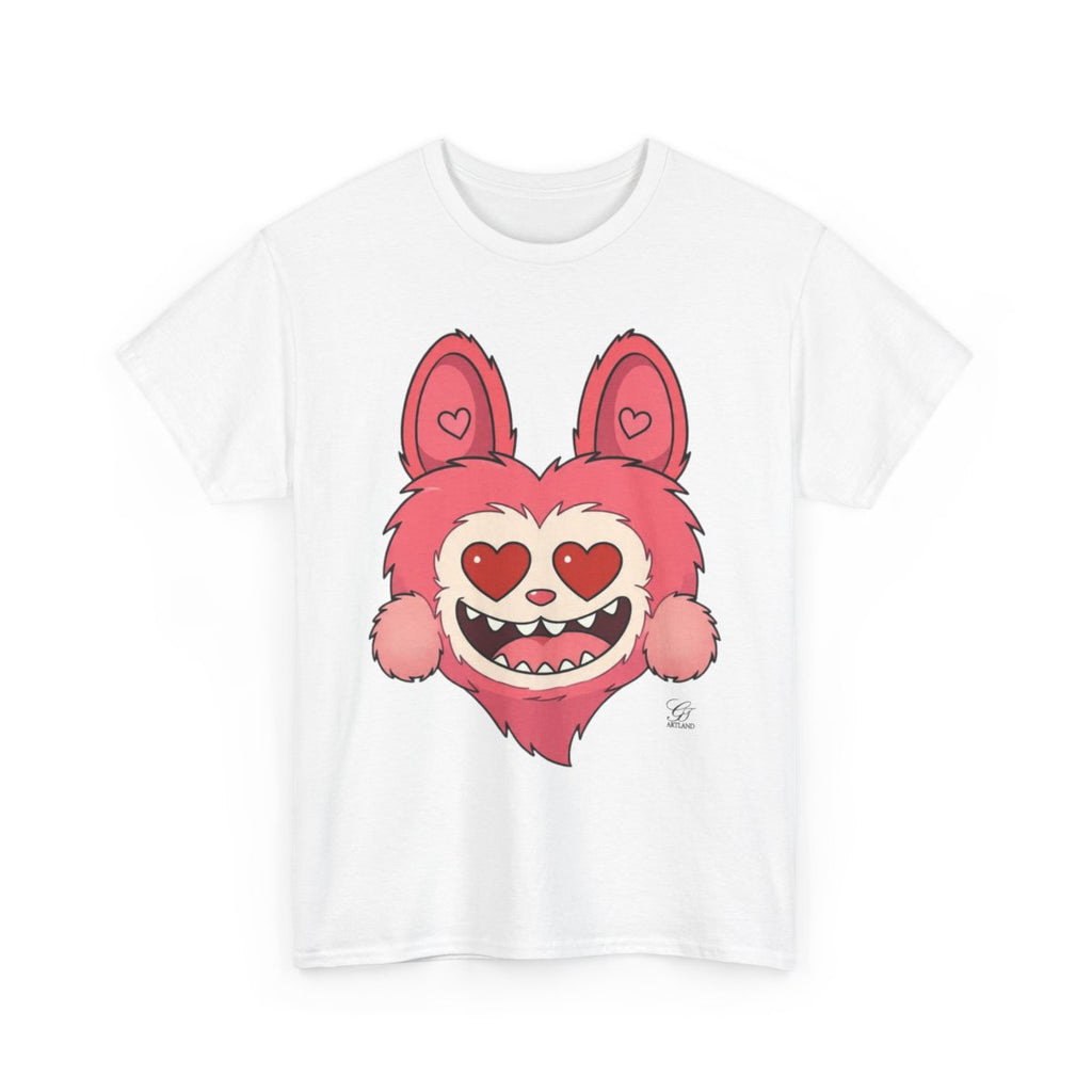 Pink Bubu La Designer Unisex Heavy Cotton Tee BY GT ARTLAND