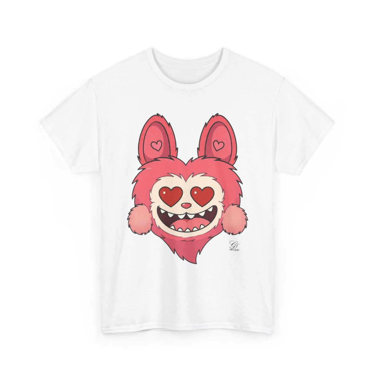 Pink Bubu La Designer Unisex Heavy Cotton Tee BY GT ARTLAND