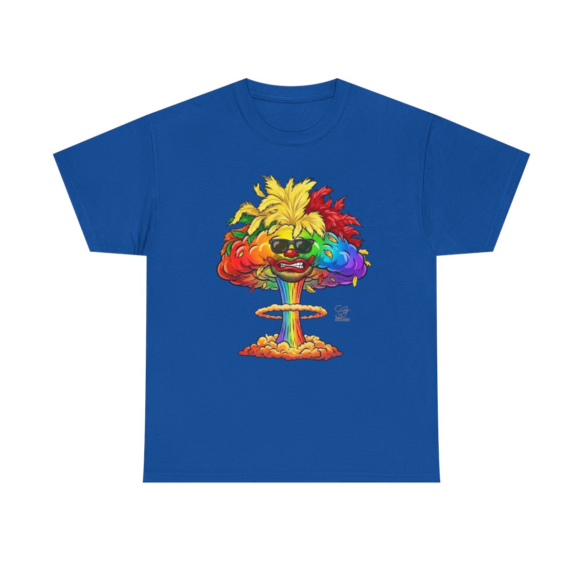 Mushroom Nuclear Cloud GT Soldier Fan Gear Unisex Heavy Cotton Tee by GT Artland