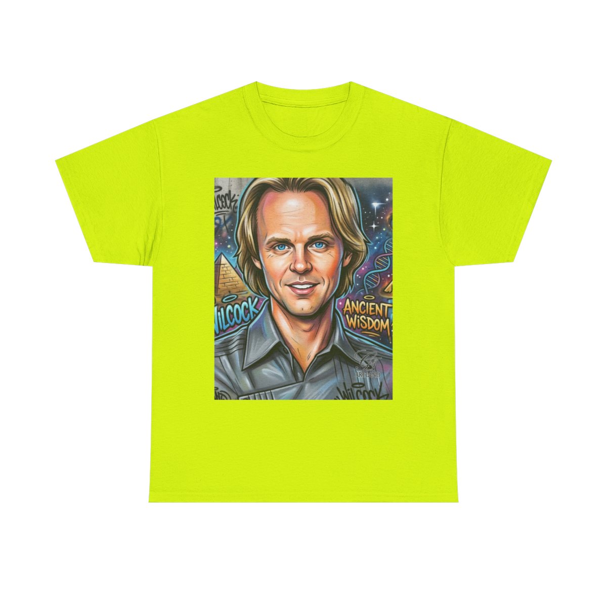 David Wilcock Legendary Urban Graphic Unisex Heavy Cotton Tee by GT Artland