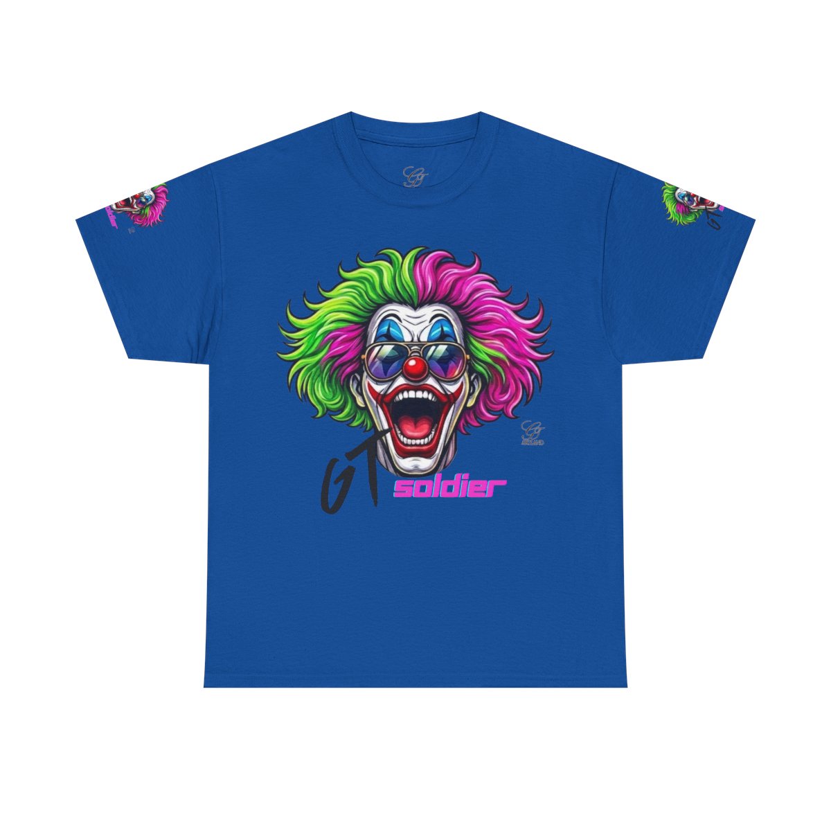 GT Soldier Clown Rapper Fan Gear Elite Designer Unisex Heavy Cotton Tee by GT Artland