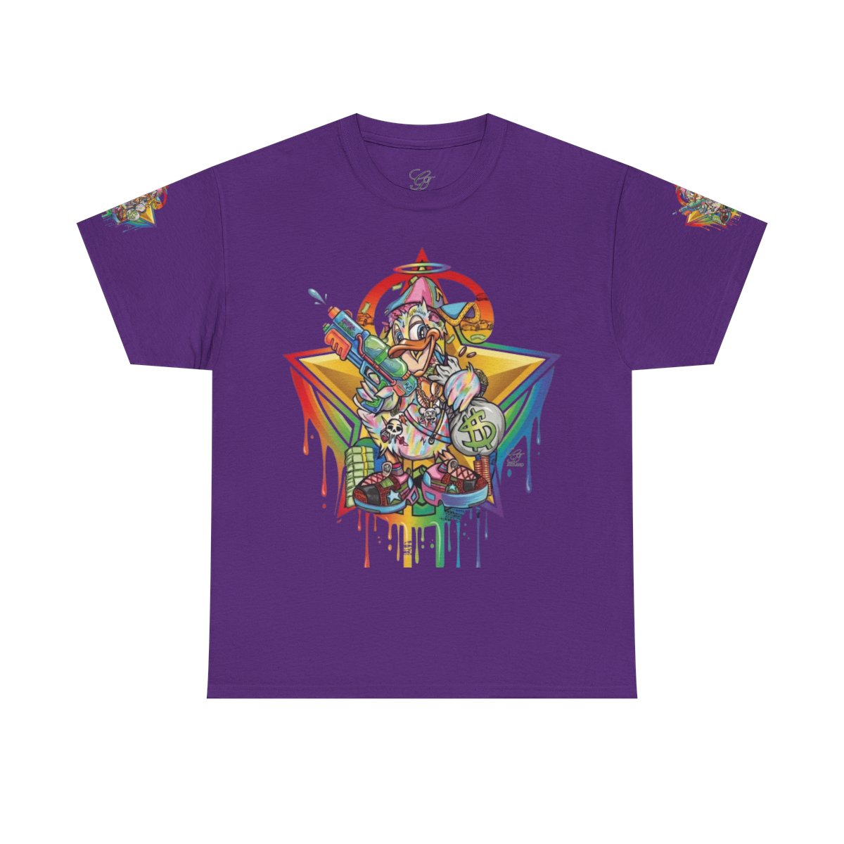Urban Duck Super Swag Elite Designer Unisex Heavy Cotton Tee by GT Artland