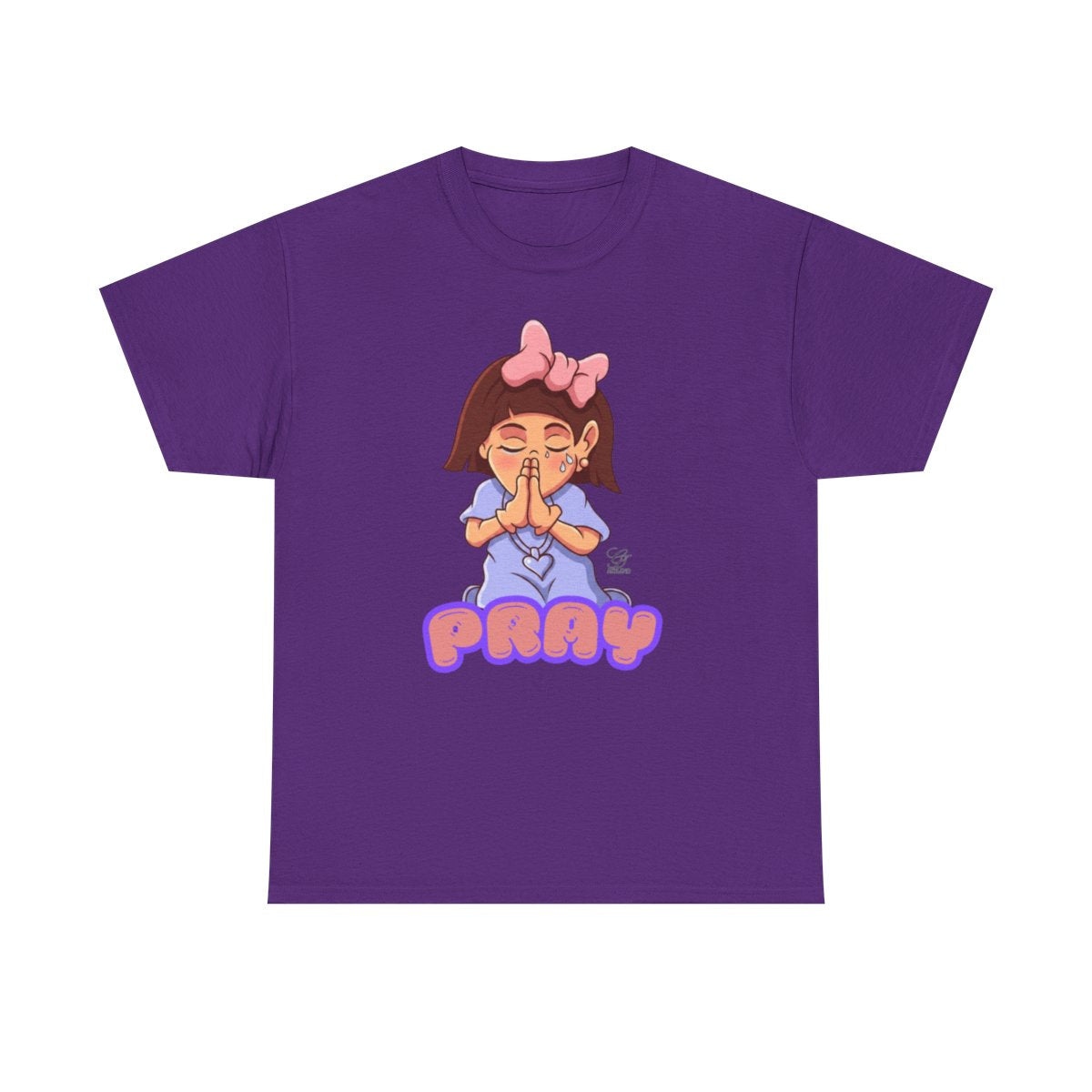 Pray Original Designer Unisex Heavy Cotton Tee by GT Artland