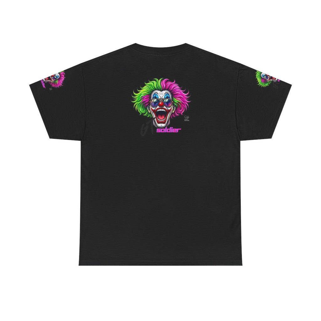 GT Soldier Clown Rapper Fan Gear Elite Designer Unisex Heavy Cotton Tee by GT Artland