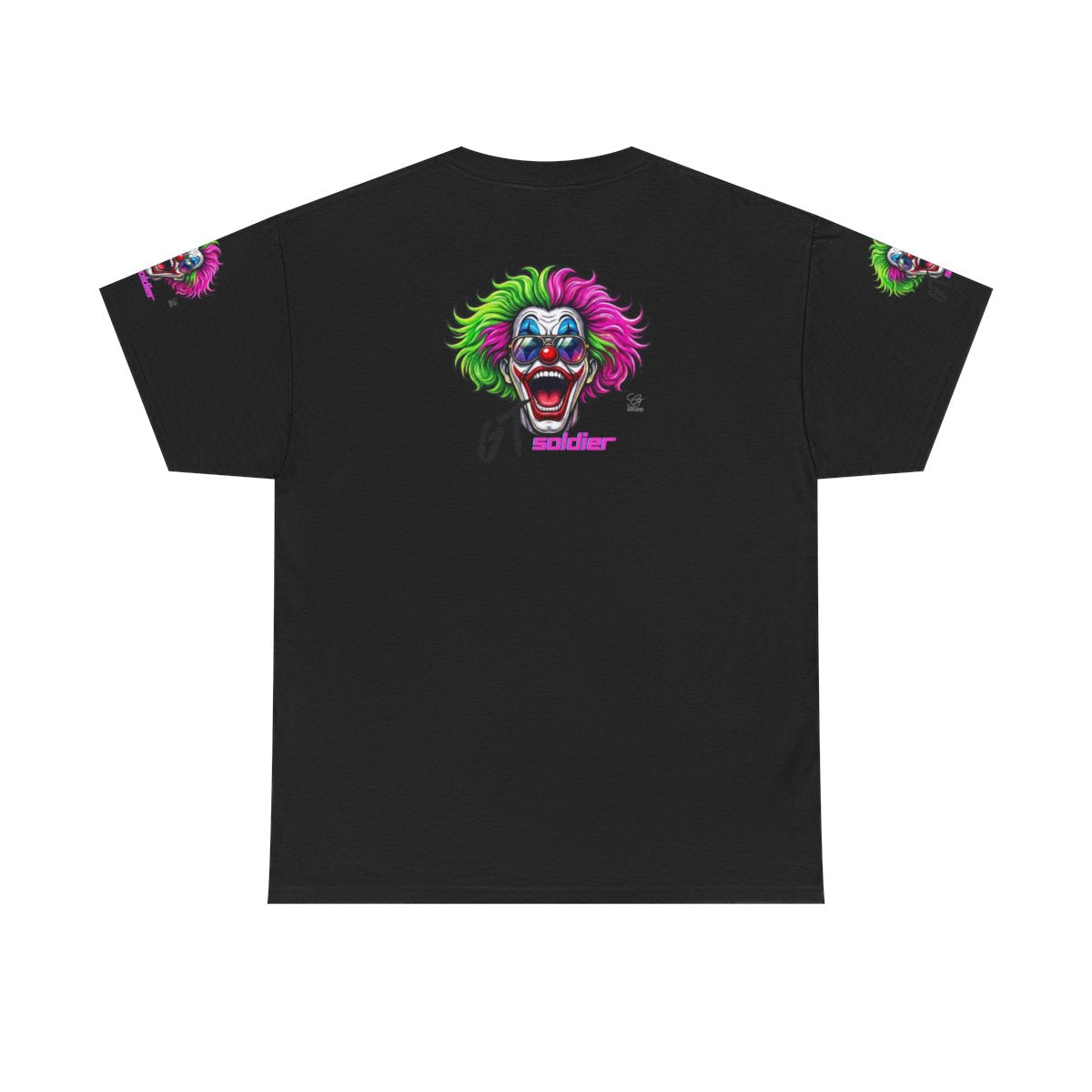 GT Soldier Clown Rapper Fan Gear Elite Designer Unisex Heavy Cotton Tee by GT Artland