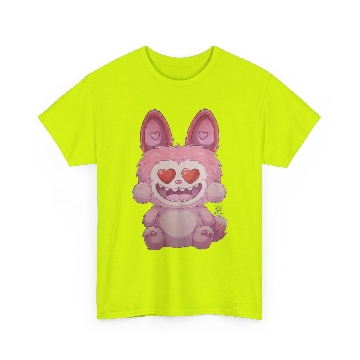 Pink Bubu Designer Unisex Heavy Cotton Tee BY GT ARTLAND