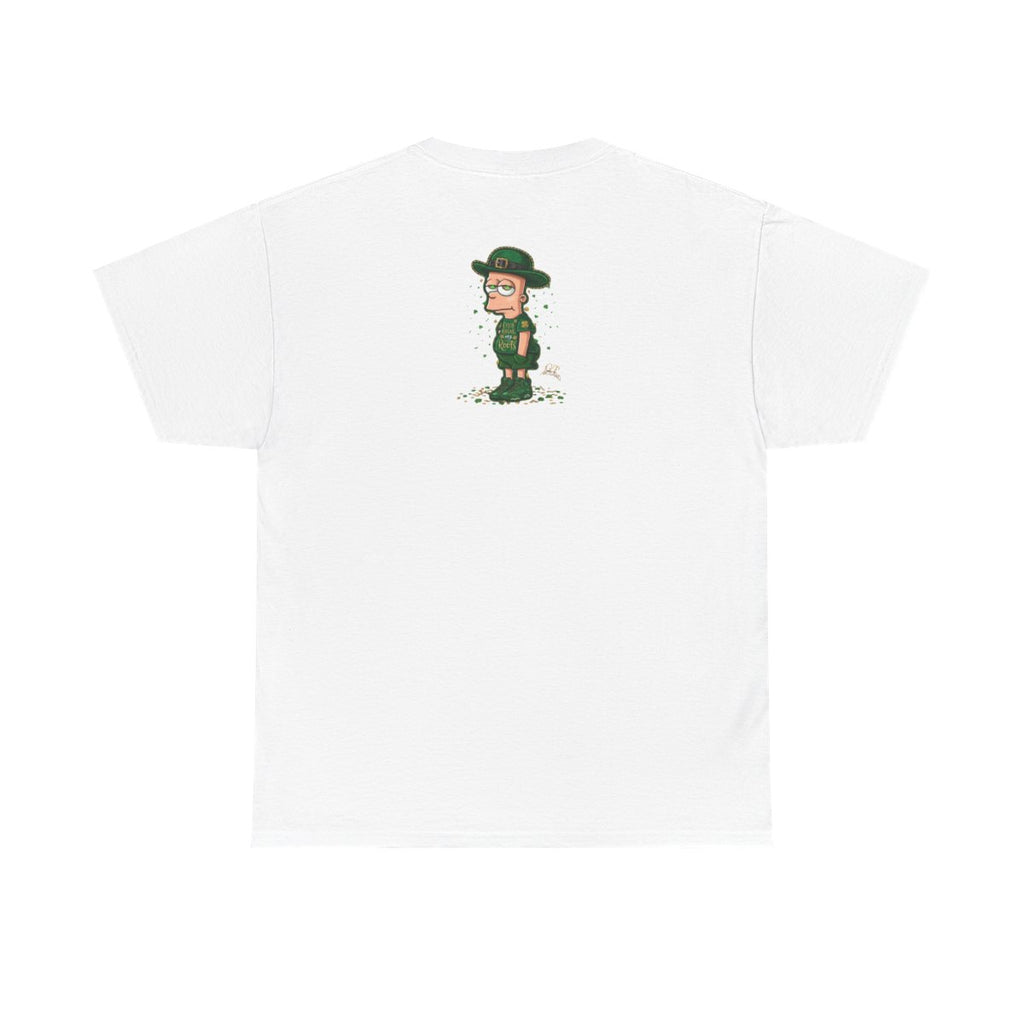 Lucky Charm Urban Irish Bart Designer St Patrick's Day Theme Unisex Heavy Cotton Tee by GT Artland