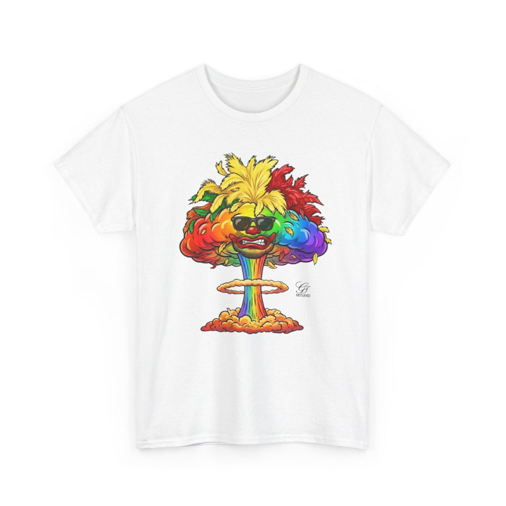 Mushroom Nuclear Cloud GT Soldier Fan Gear Unisex Heavy Cotton Tee by GT Artland