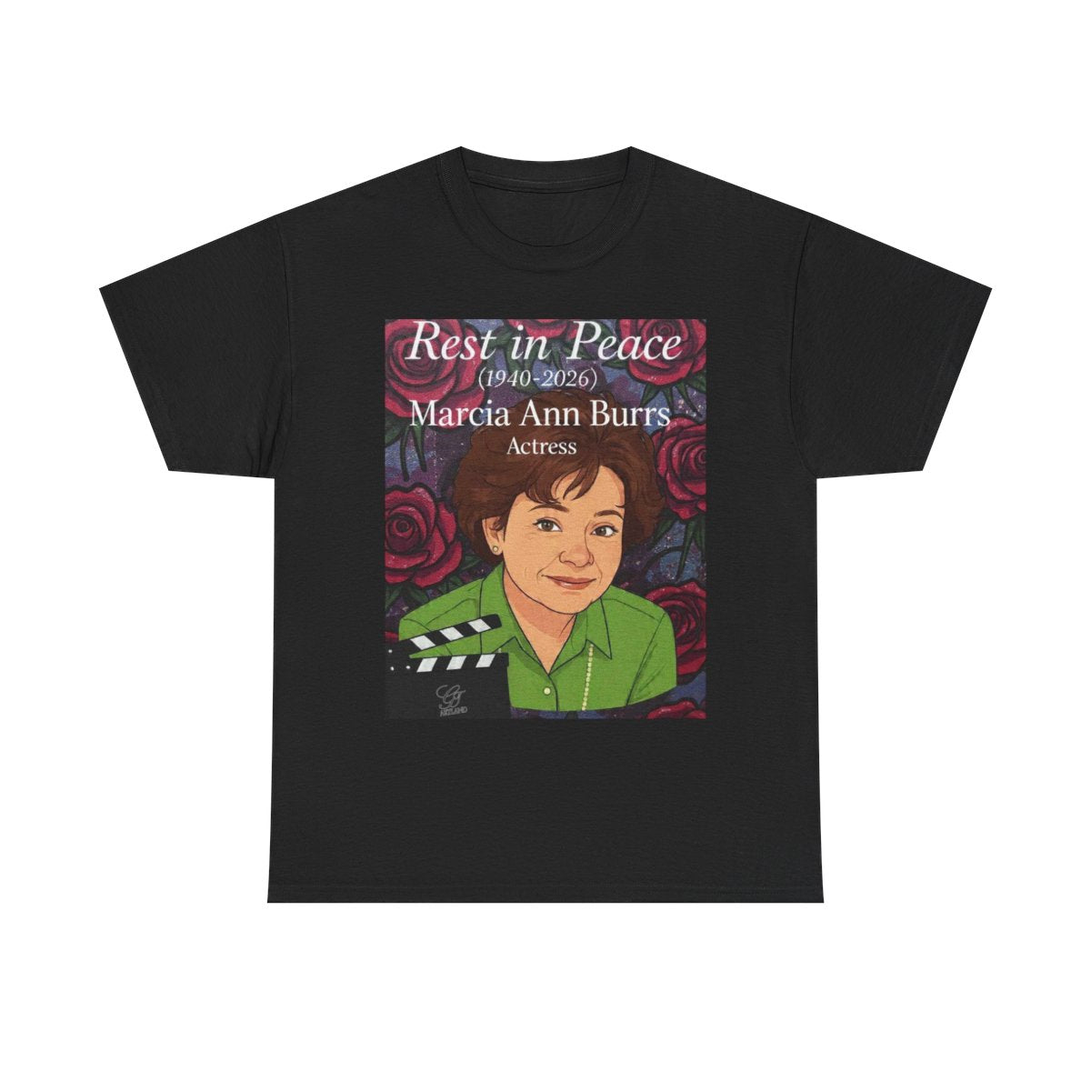 Marcia Ann Burrs Memerial Actress Legend Unisex Heavy Cotton Tee BY GT ARTLAND