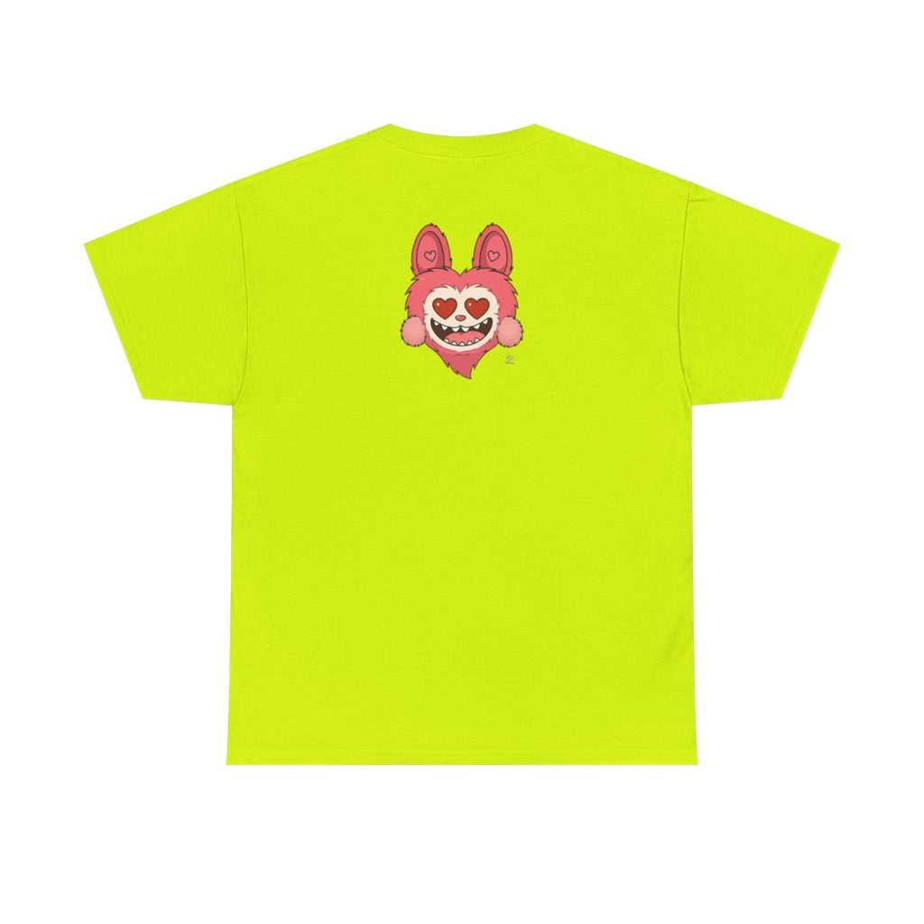 Pink Bubu La Designer Unisex Heavy Cotton Tee BY GT ARTLAND