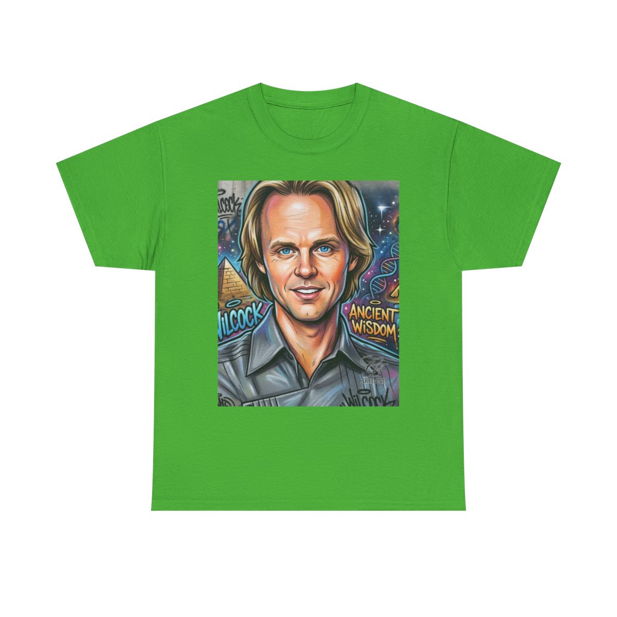 David Wilcock Legendary Urban Graphic Unisex Heavy Cotton Tee by GT Artland