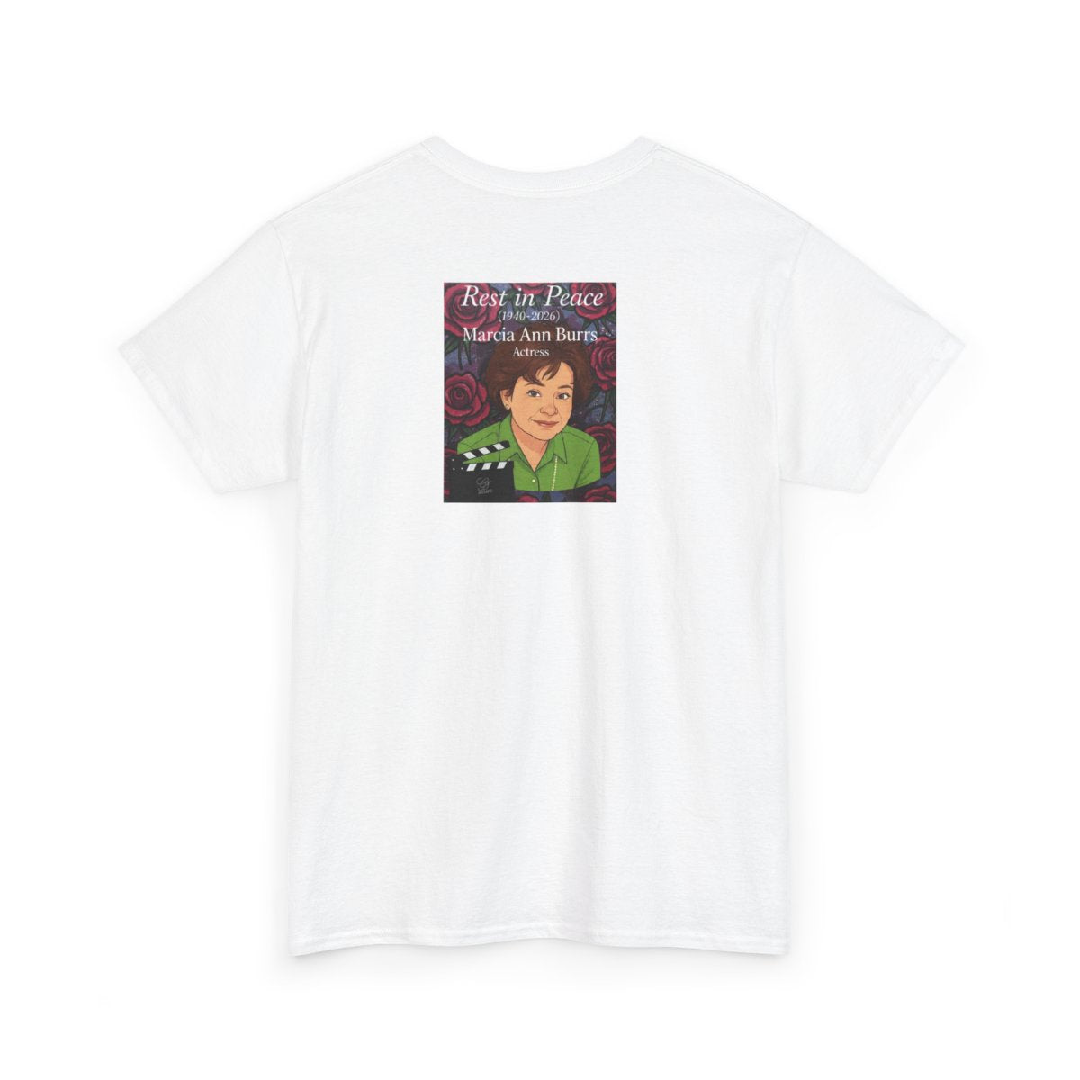 Marcia Ann Burrs Memerial Actress Legend Unisex Heavy Cotton Tee BY GT ARTLAND