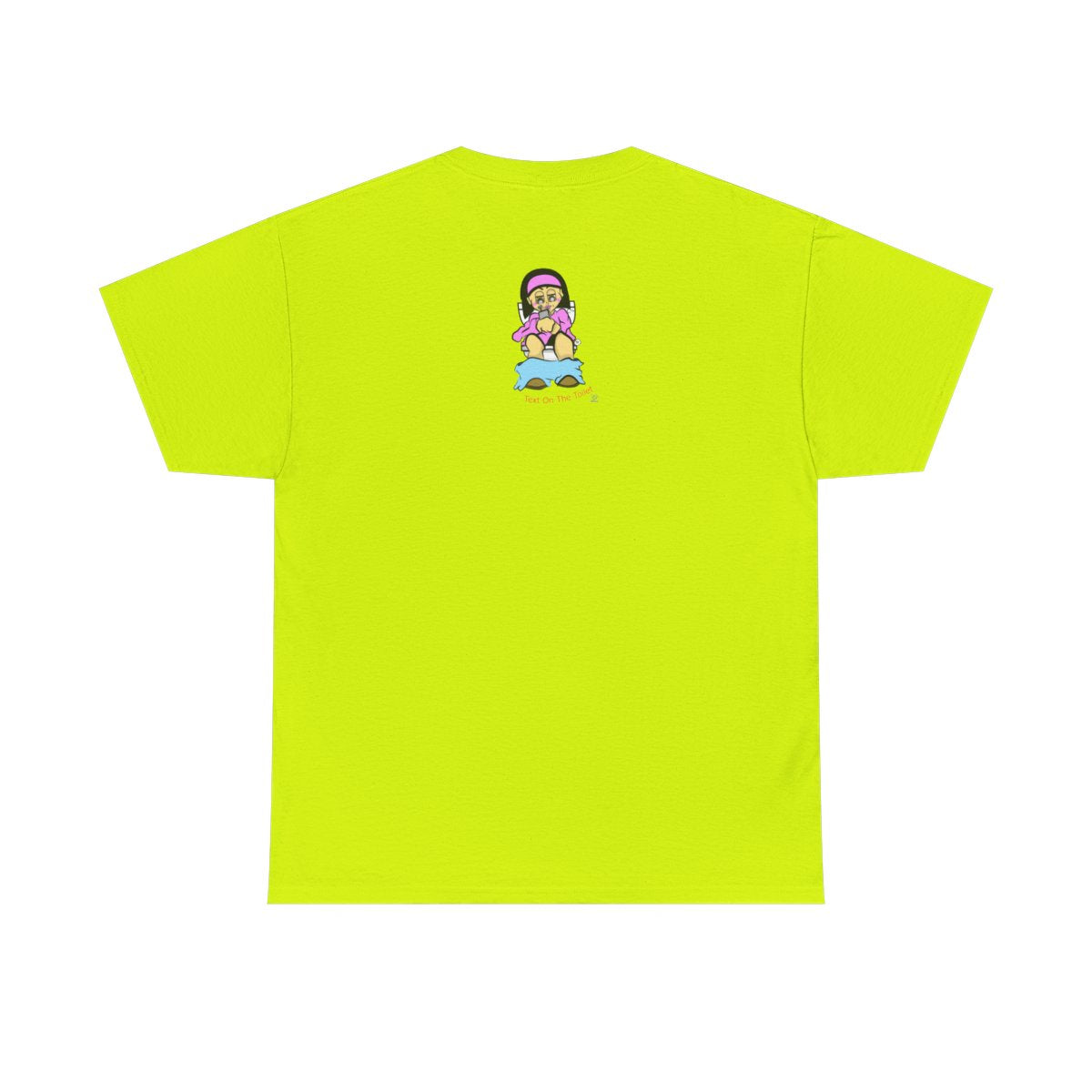 Text On The Toilet l Unisex style Heavy Cotton Tee BY GT ARTLAND