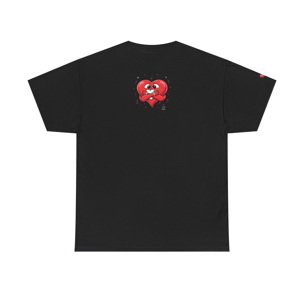 Cute Heart Holding Heart Unisex Heavy Cotton Tee by GT Artland