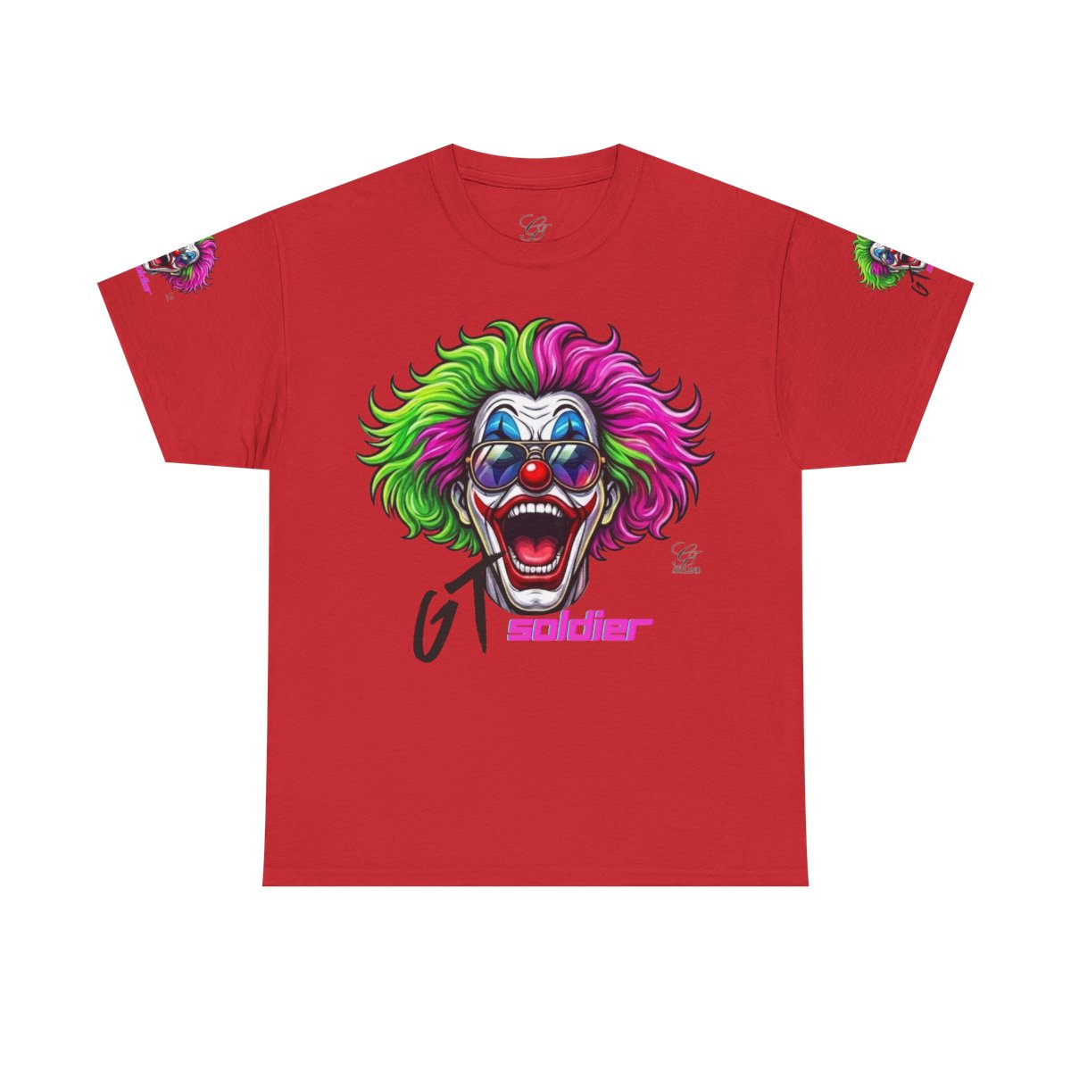 GT Soldier Clown Rapper Fan Gear Elite Designer Unisex Heavy Cotton Tee by GT Artland