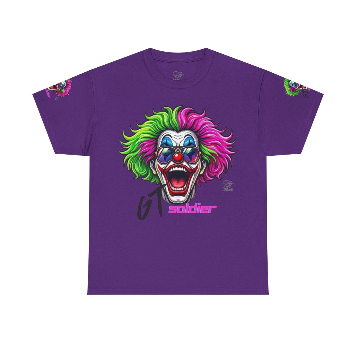 GT Soldier Clown Rapper Fan Gear Elite Designer Unisex Heavy Cotton Tee by GT Artland