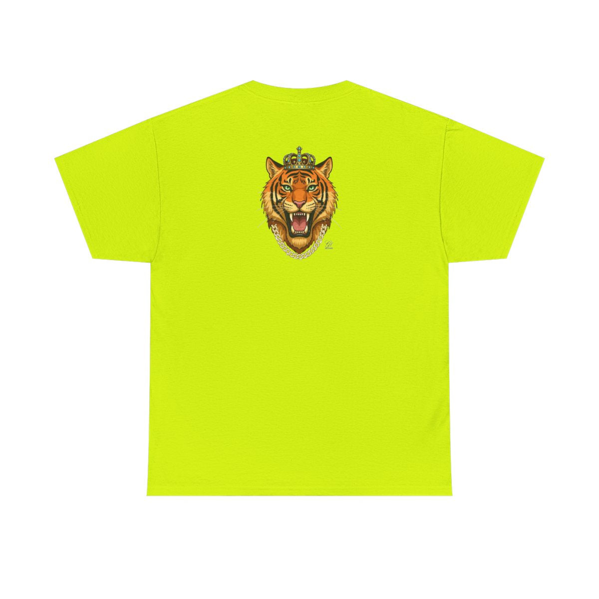 King Tiger GT Designer Unisex Heavy Cotton Tee BY GT ARTLAND