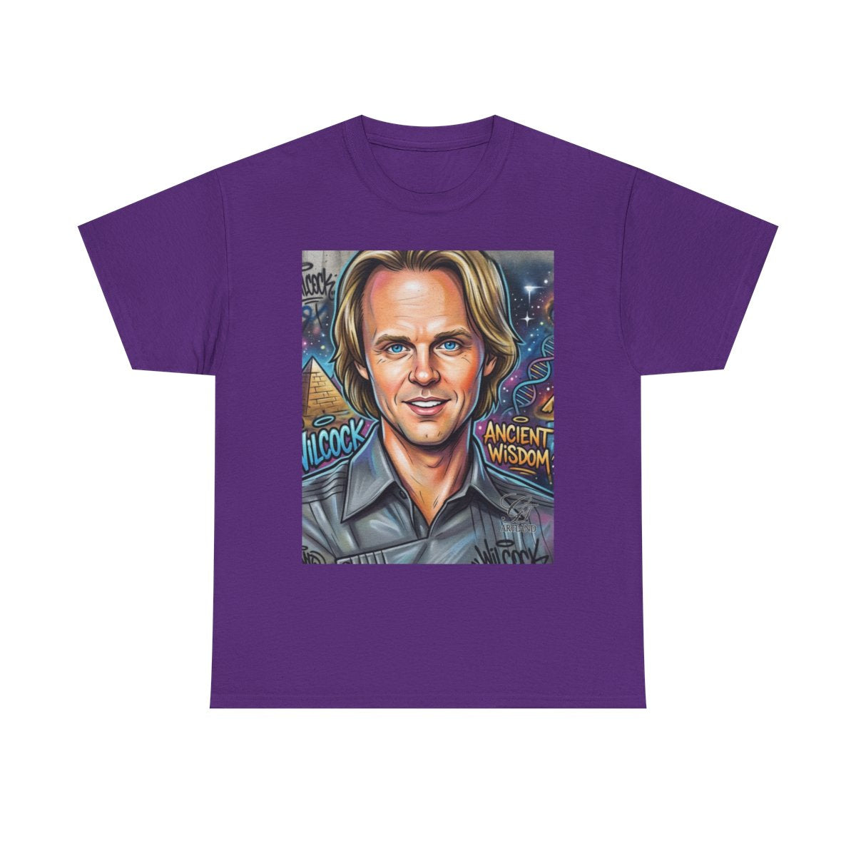 David Wilcock Legendary Urban Graphic Unisex Heavy Cotton Tee by GT Artland