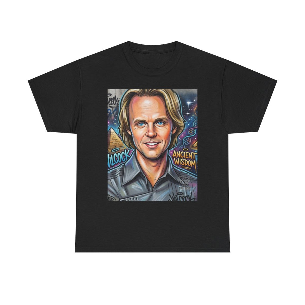 David Wilcock Legendary Urban Graphic Unisex Heavy Cotton Tee by GT Artland
