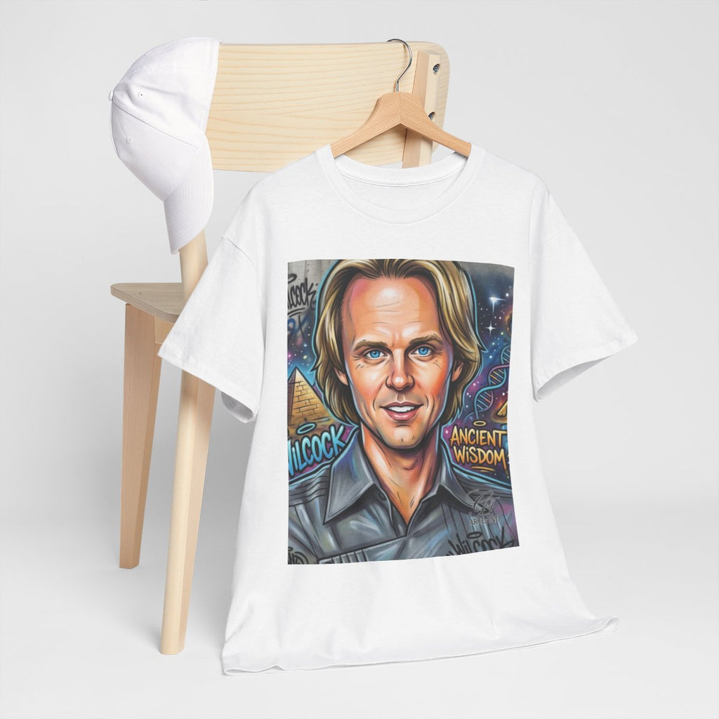 David Wilcock Legendary Urban Graphic Unisex Heavy Cotton Tee by GT Artland