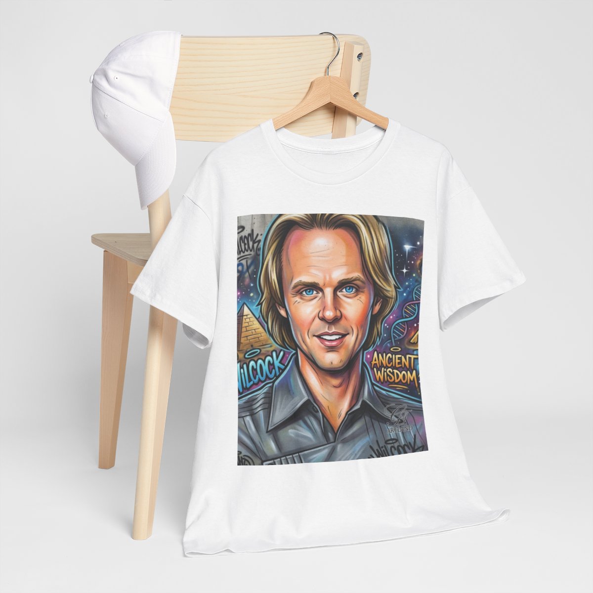 David Wilcock Legendary Urban Graphic Unisex Heavy Cotton Tee by GT Artland
