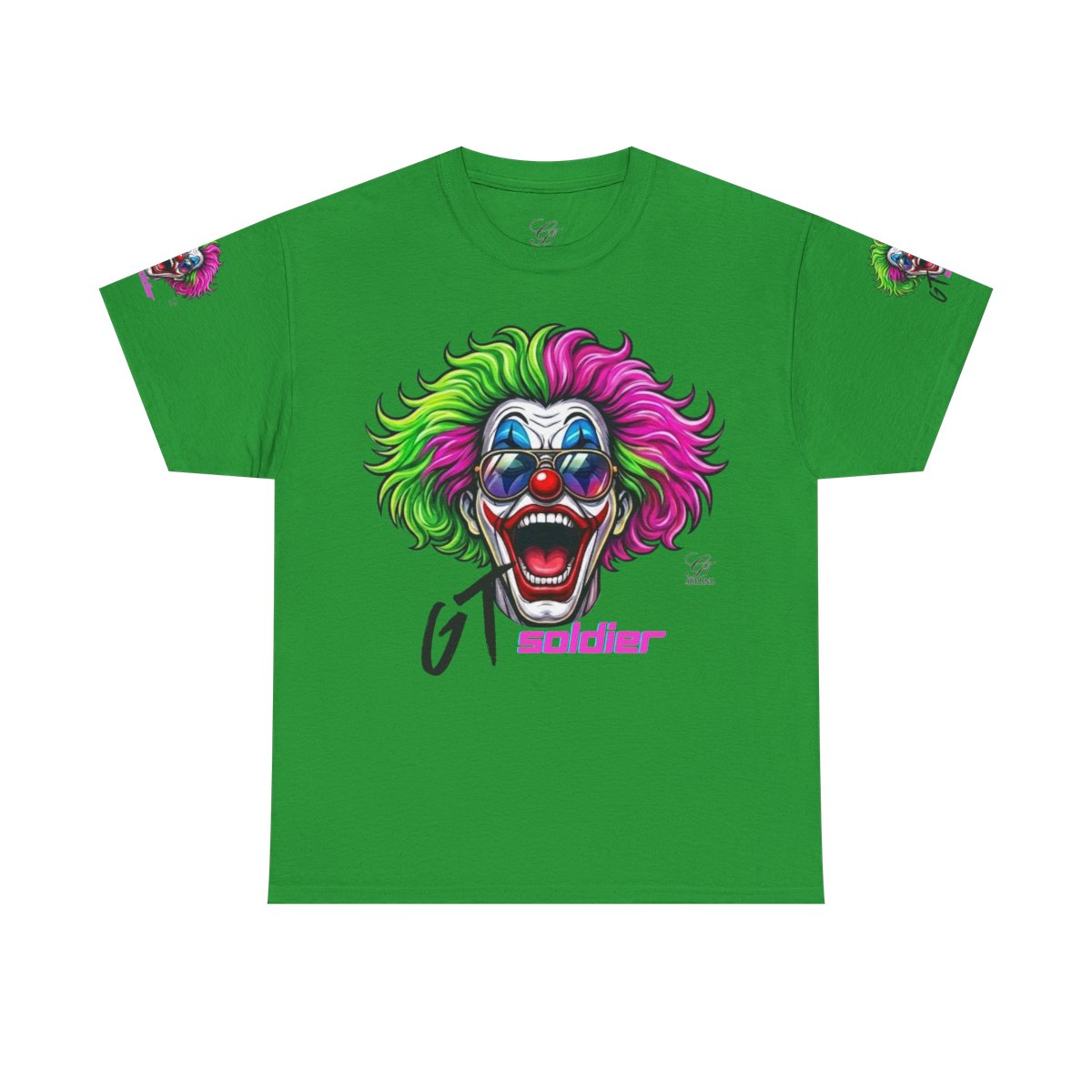 GT Soldier Clown Rapper Fan Gear Elite Designer Unisex Heavy Cotton Tee by GT Artland