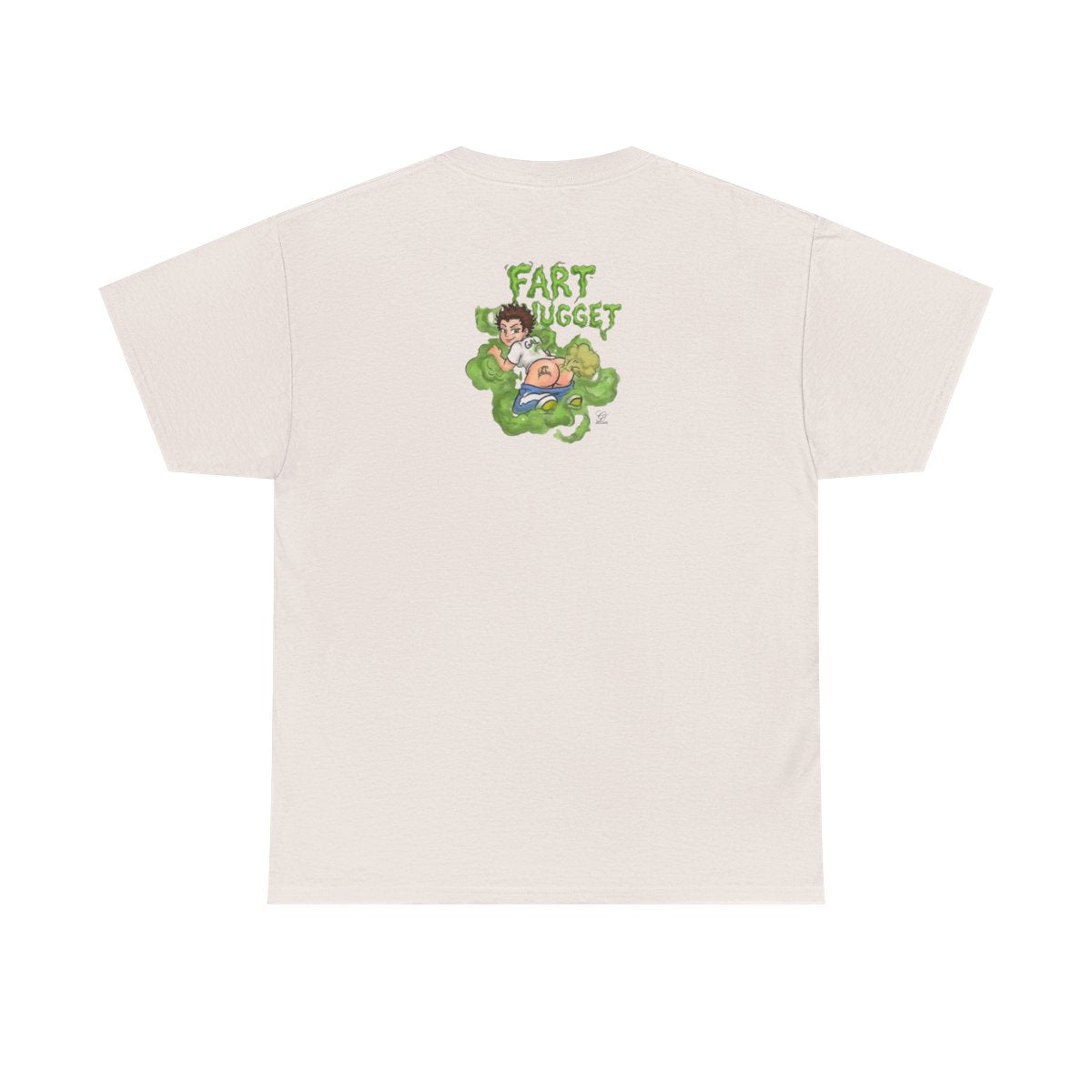 Fart Nugget Girl Unisex Heavy Cotton Tee by GT Artland