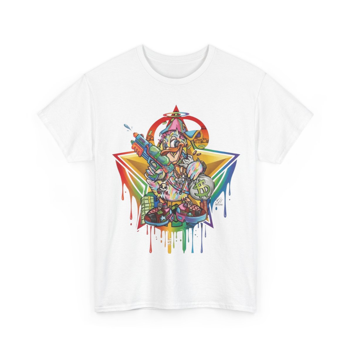 Urban Duck Super Swag Designer Unisex Heavy Cotton Tee by GT Artland