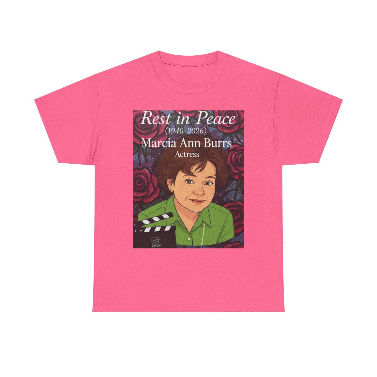Marcia Ann Burrs Memerial Actress Legend Unisex Heavy Cotton Tee BY GT ARTLAND