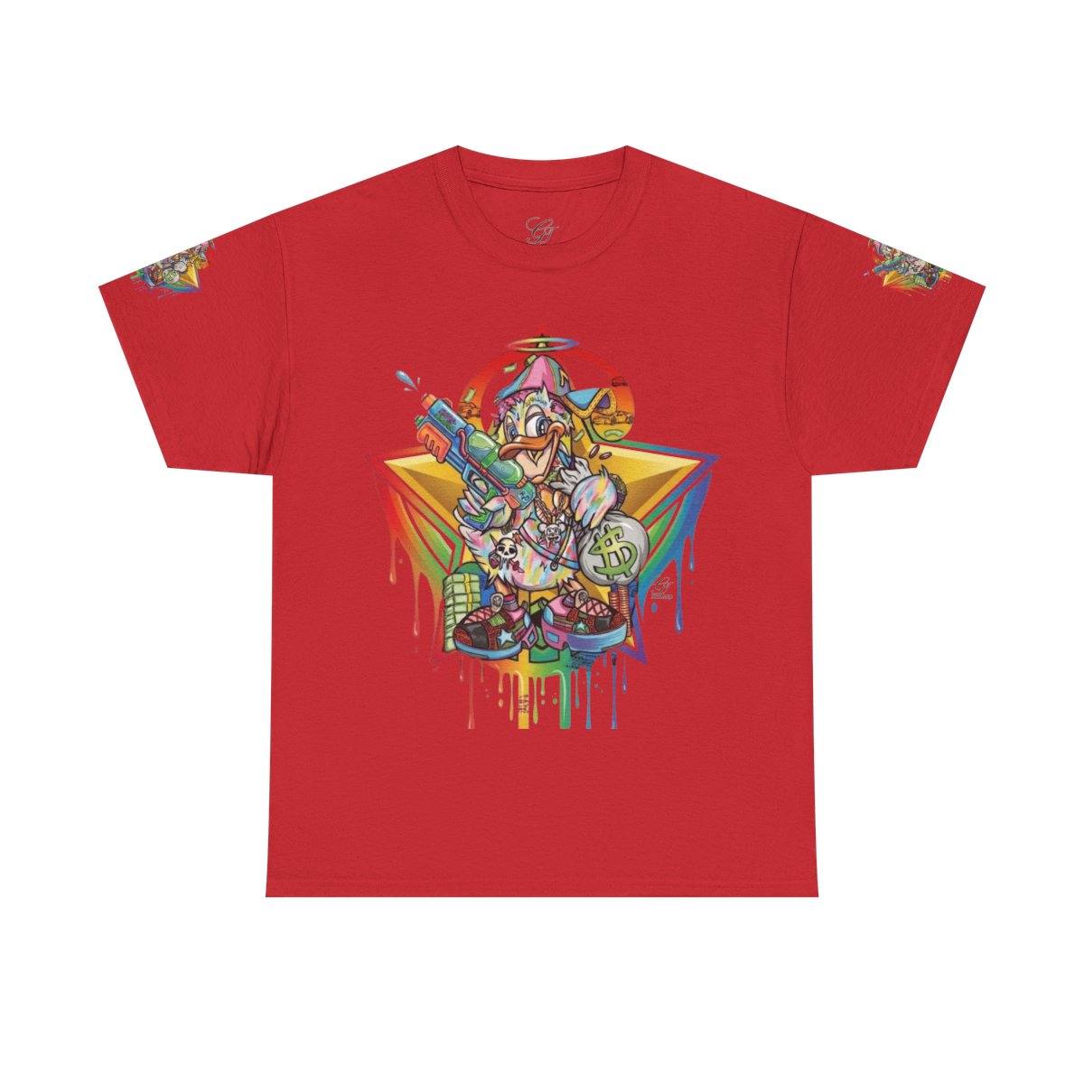 Urban Duck Super Swag Elite Designer Unisex Heavy Cotton Tee by GT Artland