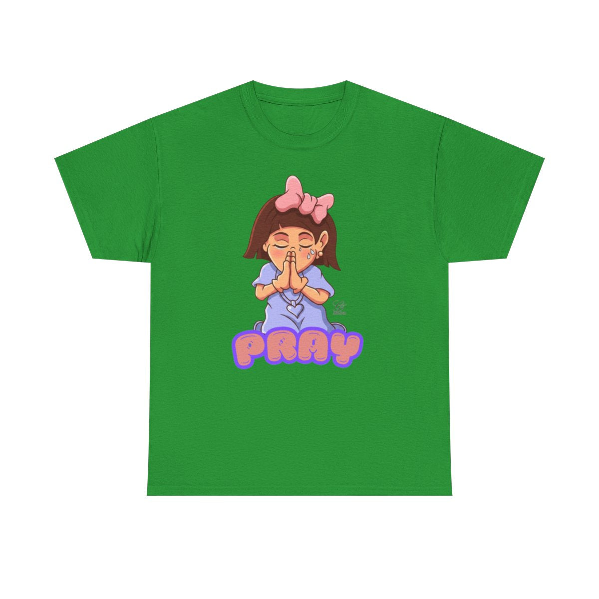 Pray Original Designer Unisex Heavy Cotton Tee by GT Artland