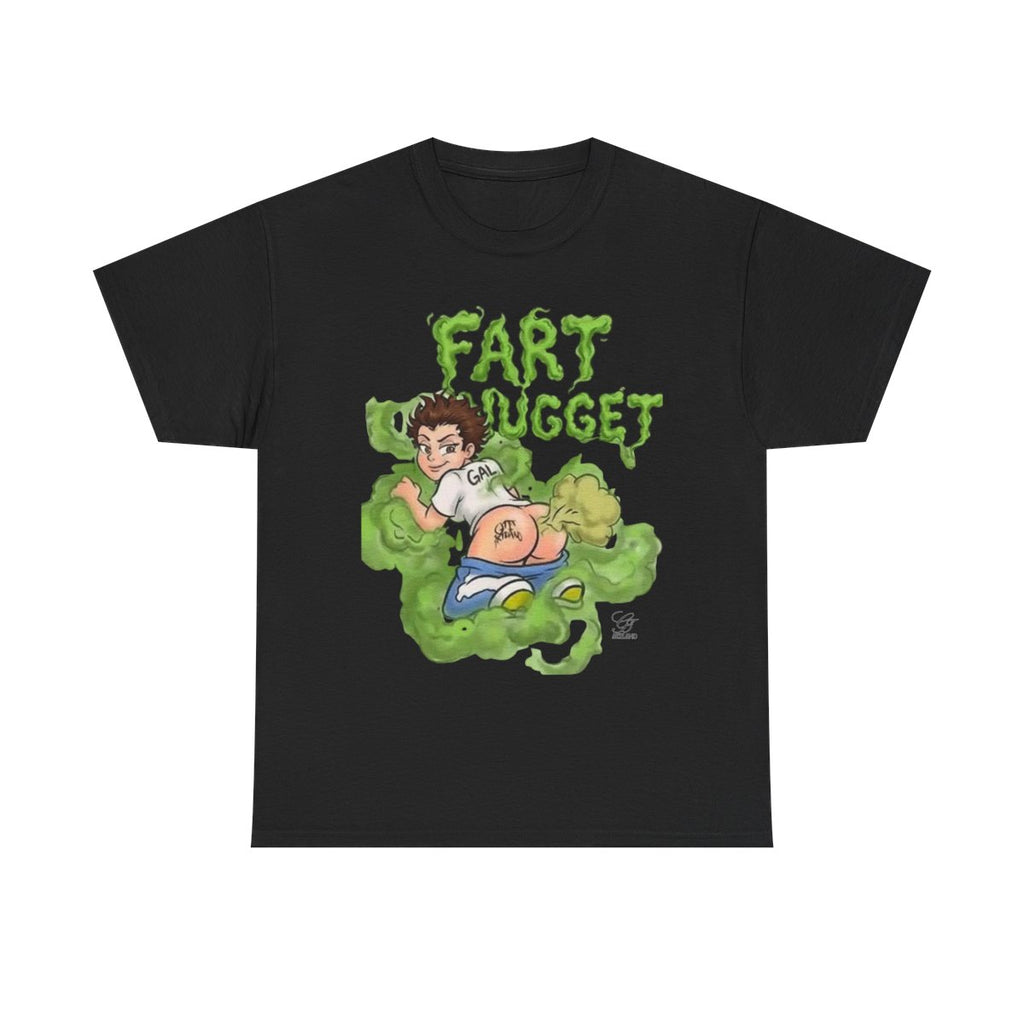 Fart Nugget Girl Unisex Heavy Cotton Tee by GT Artland