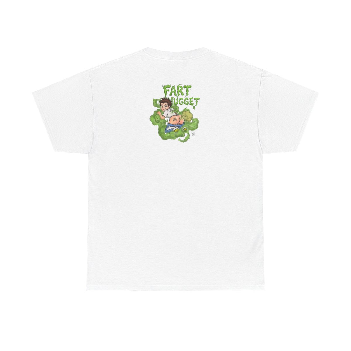 Fart Nugget Girl Unisex Heavy Cotton Tee by GT Artland