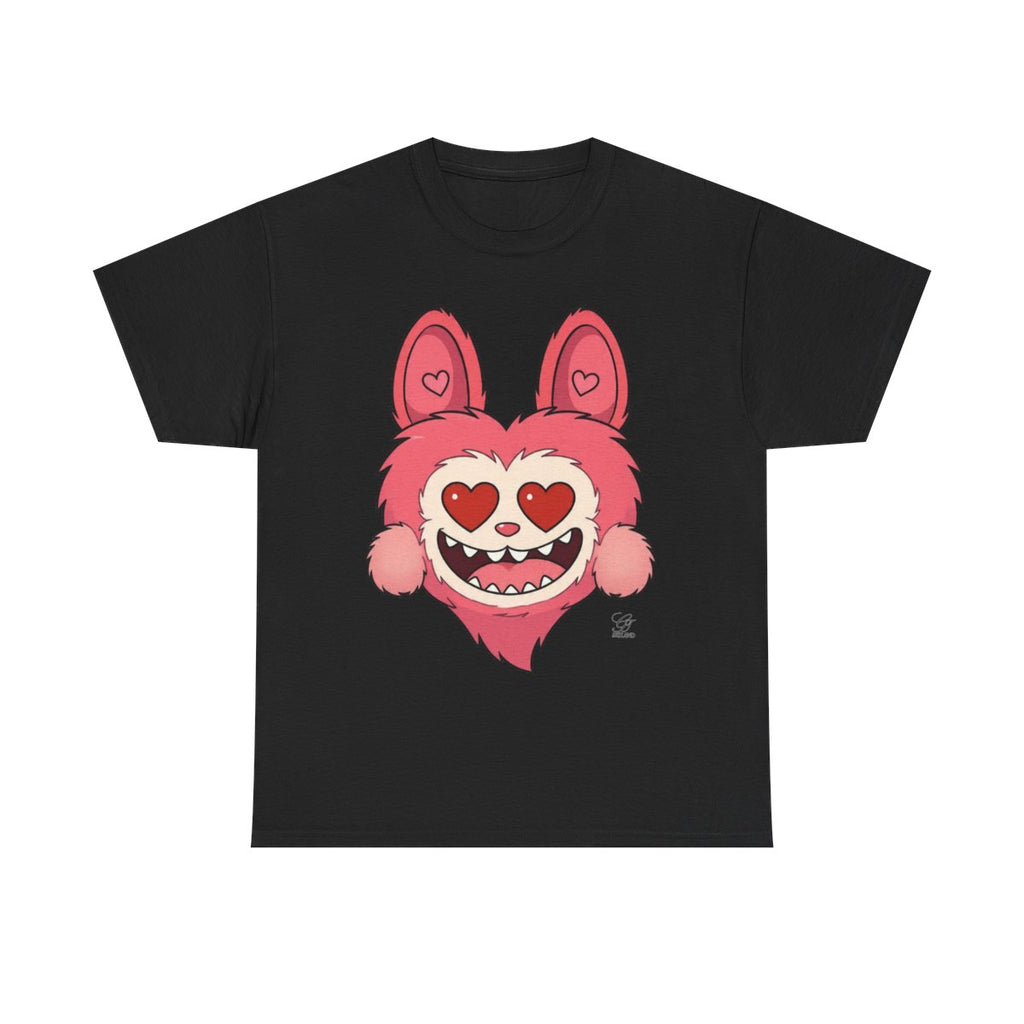 Pink Bubu La Designer Unisex Heavy Cotton Tee BY GT ARTLAND