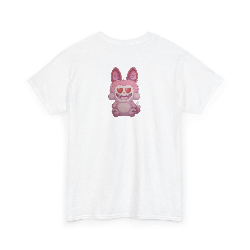 Pink Bubu Designer Unisex Heavy Cotton Tee BY GT ARTLAND