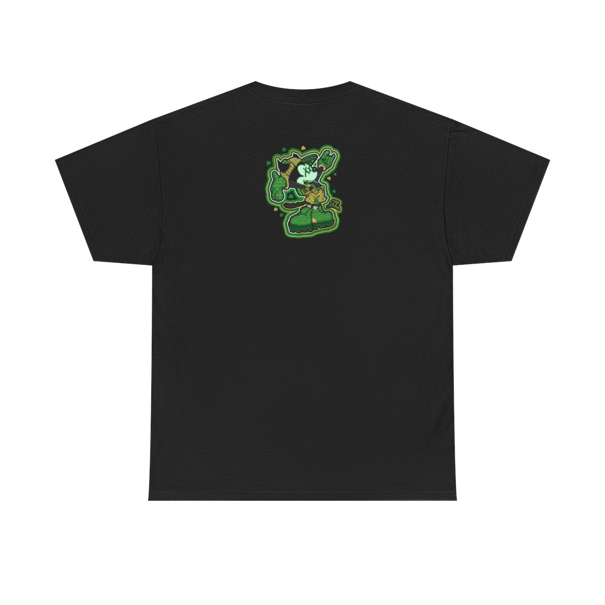 Lucky Charm Urban Irish Urban Mickey Designer Unisex Heavy Cotton Tee by GT Artland