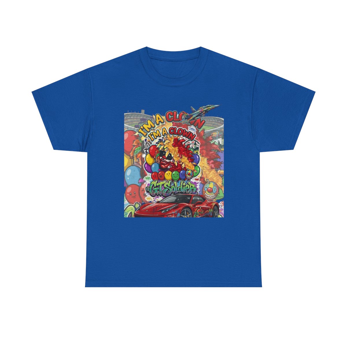 GT Soldier "Im a Clown" Unisex Heavy Cotton Tee by GT Artland