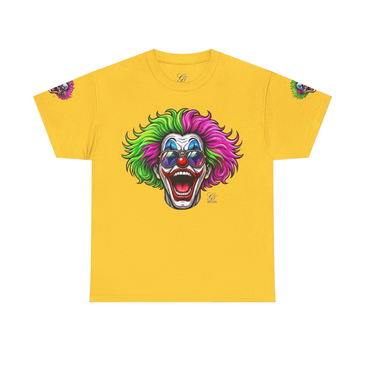 GT Soldier Clown Rapper Elite Designer Unisex Heavy Cotton Tee by GT Artland