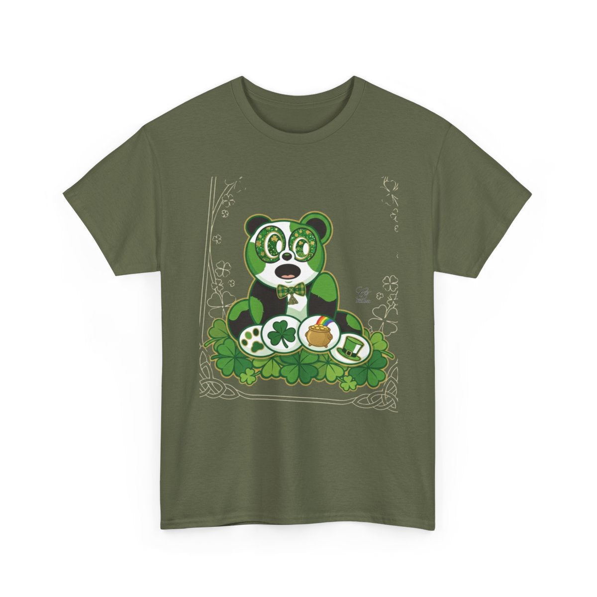 LUCKY CHARM URBAN PANDA GT Unisex Heavy Cotton Tee by GT Artland
